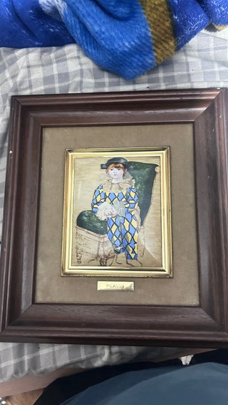Cuadro Arlequín de Picasso