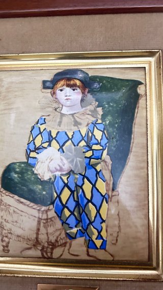 Cuadro Arlequín de Picasso