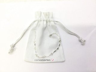 pulsera plata 925mm con piedra con circonita