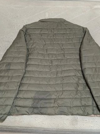 Chaqueta acolchada verde