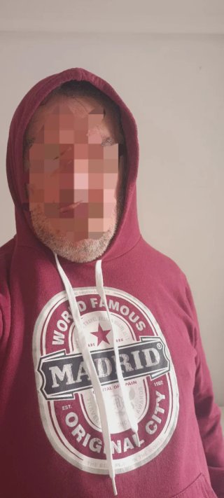 Sudadera Granate Madrid World Famous