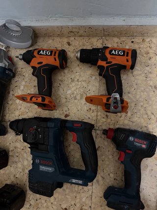 Lote Herramientas Eléctricas Bosch y AEG