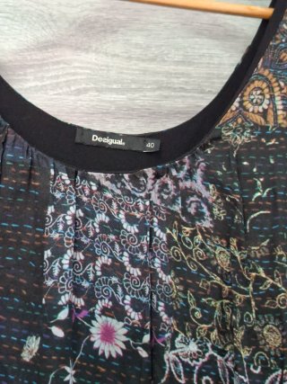 Vestido Desigual Patchwork