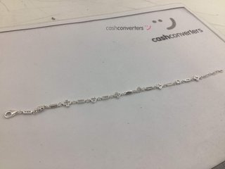 pulsera plata 925mm con piedra con circonita