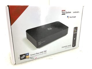 decodificador tele system up t2 4k smart box uhd