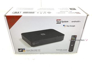 decodificador tele system up t2 4k smart box uhd