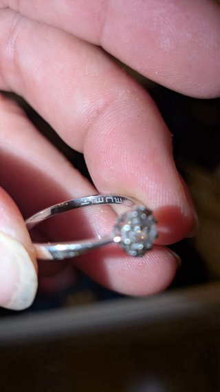 Anillo MUMIT Solitario Rose de Dia Plata