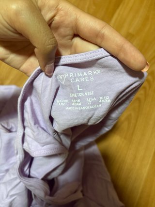Camiseta tirantes mujer talla L