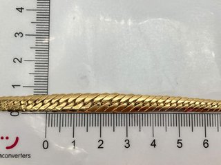 gargantilla oro 18k 22cm