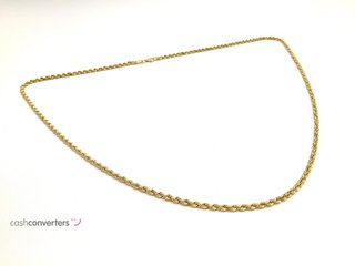 cadena oro 18k 30cm