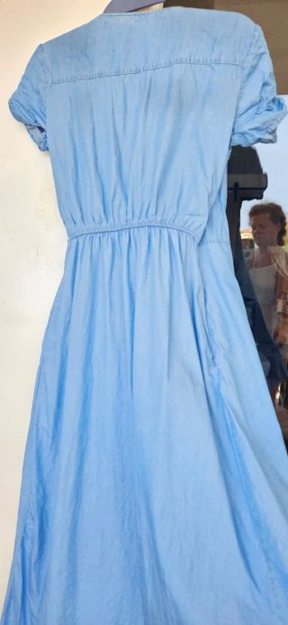 Vestido cruzado tejano Salsa fluido