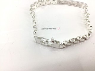 esclava plata 925mm con piedra con circonita