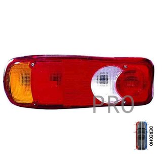 Piloto Trasero Solamente Tulipa Ambar Blanco Rojo - Camion UNIVERSAL Camiones-Remolques /Trucks-Trailers