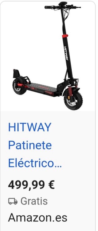 Patinete Eléctrico Hitway H5