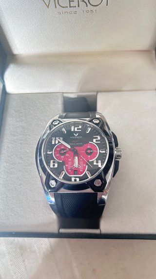 Reloj Viceroy Negro y Plateado