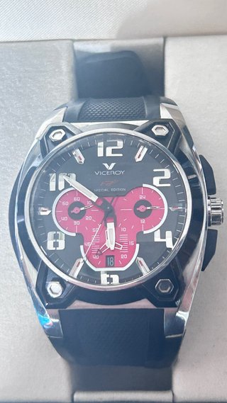 Reloj Viceroy Negro y Plateado