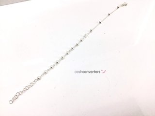 pulsera plata 925mm con piedra con perla