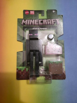 Figura Enderman Minecraft Mattel