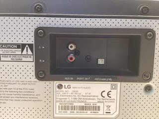 mini cadena hifi lg ok55