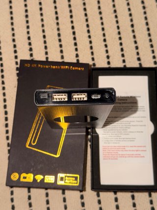 Cámara WiFi Power Bank Oculta