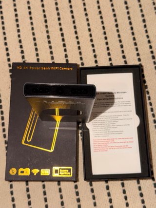 Cámara WiFi Power Bank Oculta