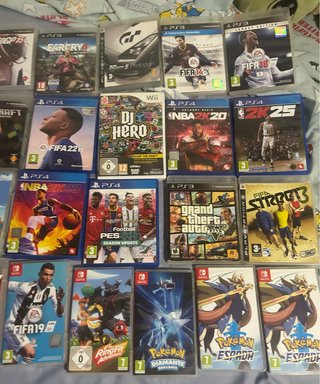Lote Videojuegos PS3, PS4, Switch y 3DS