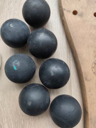 Lote Paleta, 7 Pelotas, 2 Cintas.