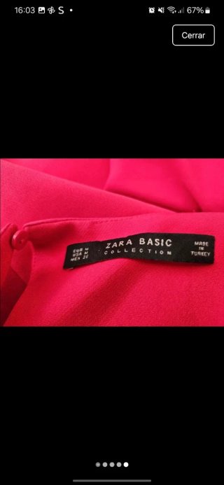 Vestido Rojo Talla M