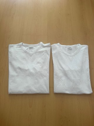 Camiseta Zeeman Algodón Manga Larga Blanca Talla M