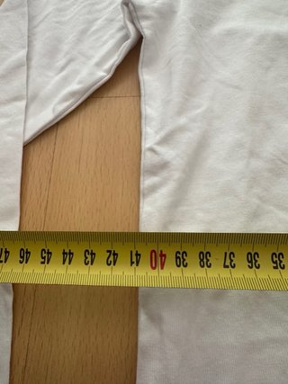 Camiseta Zeeman Algodón Manga Larga Blanca Talla M