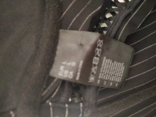 Corsé negro con cordones