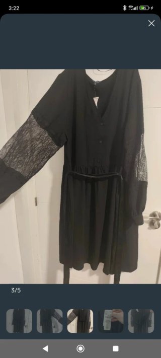Elegante vestido negro, ideal para eventos especia