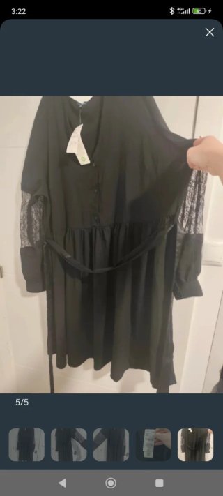 Elegante vestido negro, ideal para eventos especia