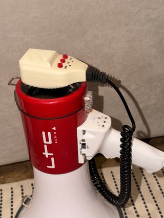 Megáfono LTC Recargable Portátil con Sirena