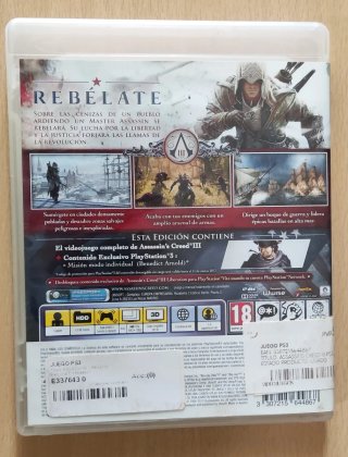 Assassin's Creed III PS3 Edición Exclusiva