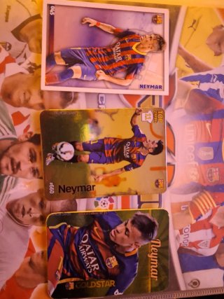 Cromos de fútbol Neymar
