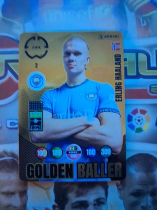 Cromo Erling Haaland Golden Baller Panini