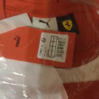 Camiseta Scuderia Ferrari HP Puma Roja/Blanca