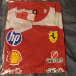 Camiseta Scuderia Ferrari HP Puma Roja/Blanca