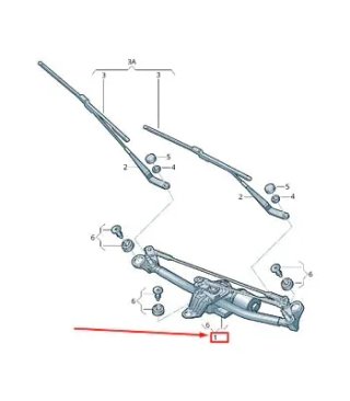 Motor Limpia Audi A3 8V 2012-2020