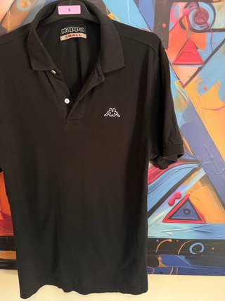 Polo Kappa Negro Talla S