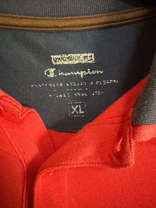 Polo Champion Coral y Azul Marino Talla XL