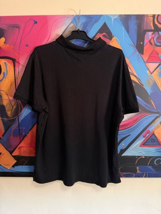 Polo Calvin Klein Negro Cremallera Talla L