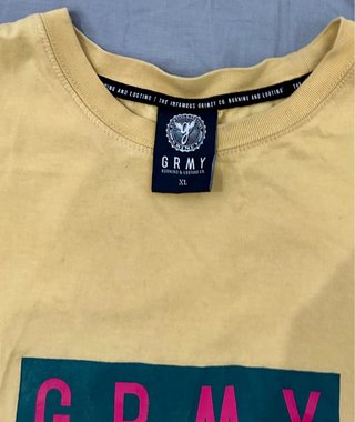 Camiseta Grimey amarilla talla XL