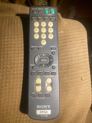 Mando a distancia Sony PFM RM-971