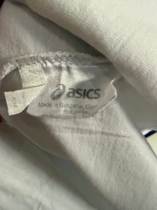 Camiseta Asics Talla S Blanca