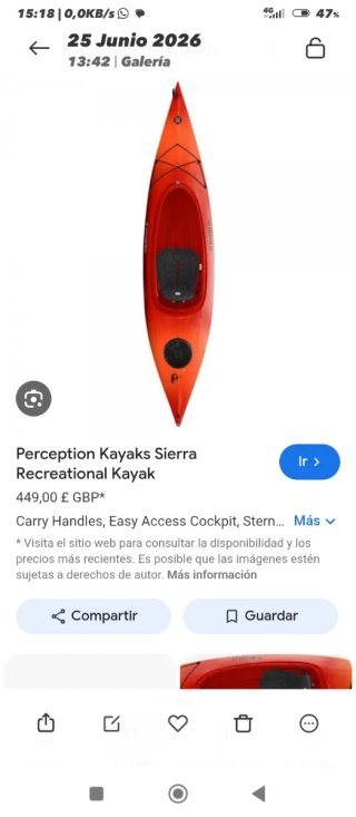 Kayak,chaleco,remo,3cañeros,1 regulable...