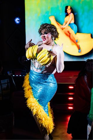 Vestido de plátanos