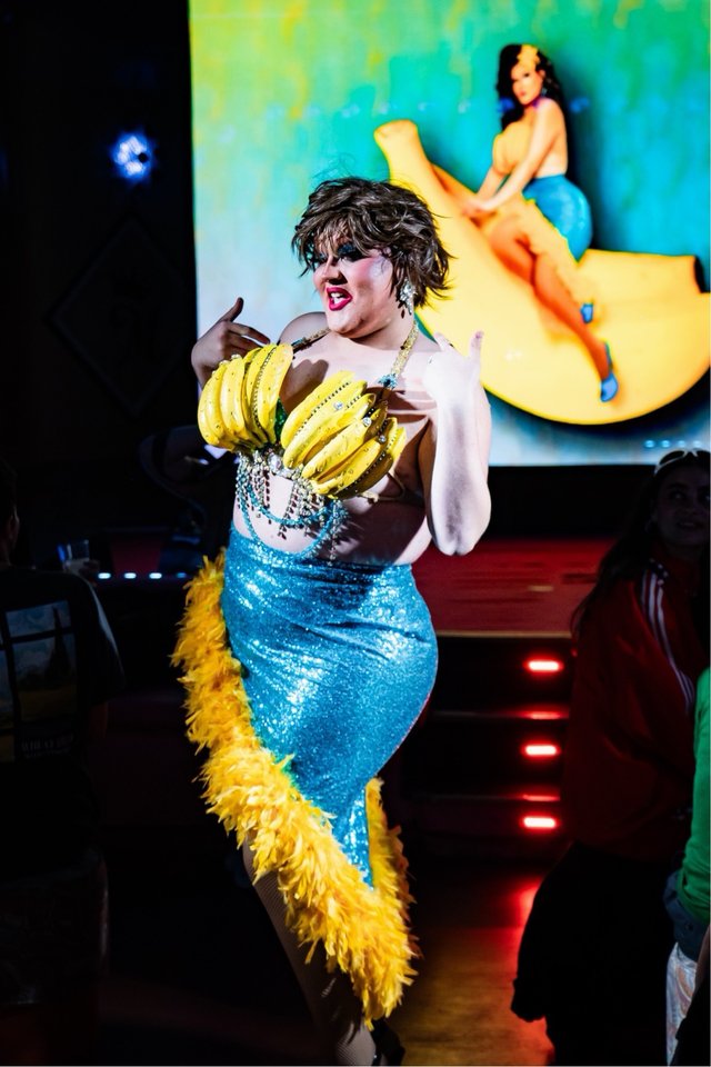 Vestido de plátanos
