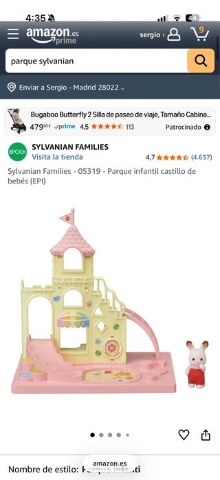 Parque infantil Sylvanian Families